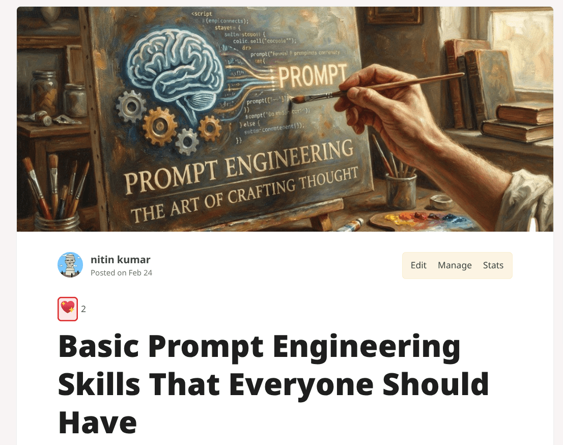 Basic prompt engineering skills that everyone should have